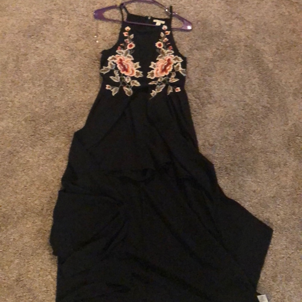 High-low romper